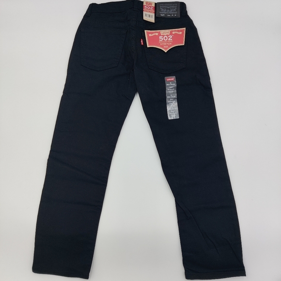 Boys Size 10 Black Levi's 502 Jeans - Picture 4 of 4
